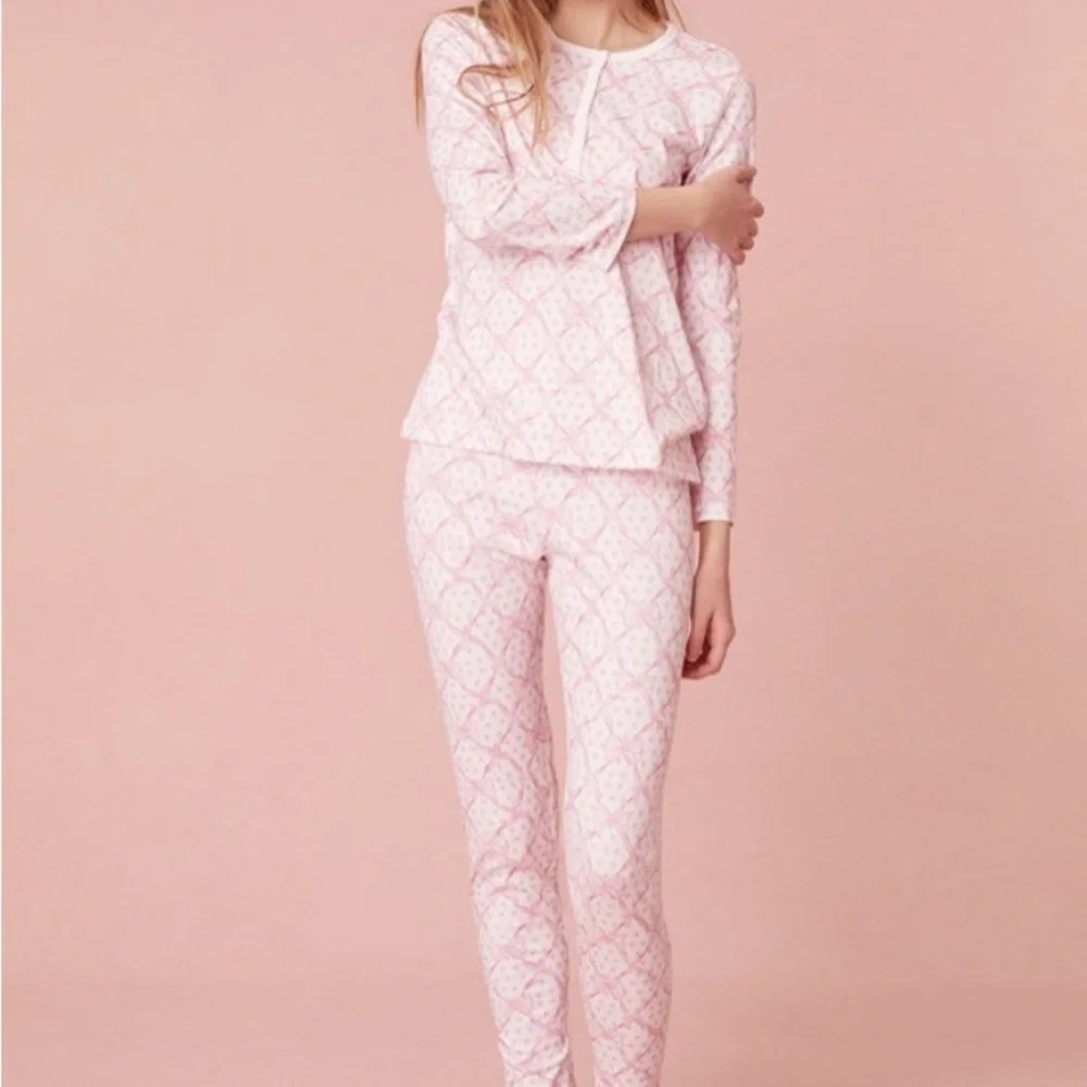 Roller Rabbit x LoveShackFancy Collab Baby Bow Hearts - Picture 3 of 3